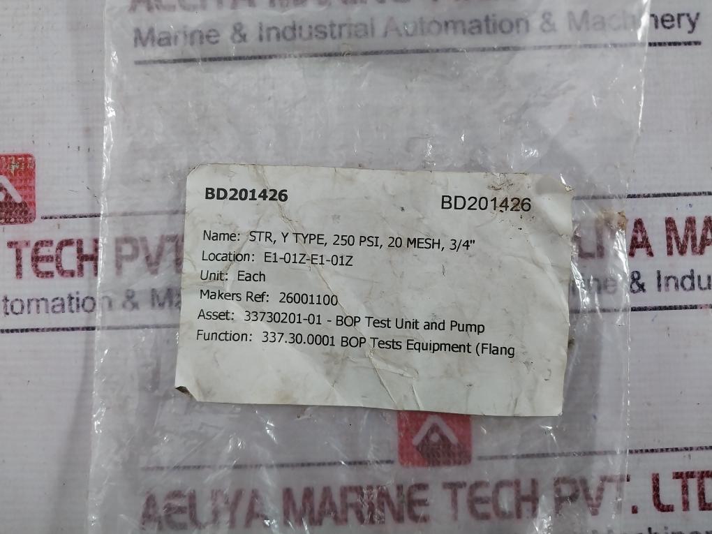 Mueller 75-11M-01 BOP Tests Equipment 2600-1100