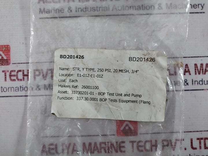 Mueller 75-11M-01 BOP Tests Equipment 2600-1100