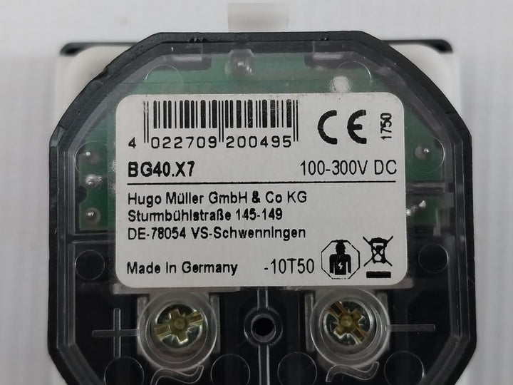Muller 100-300V Dc Elapsed Time Counter Bg40.X7