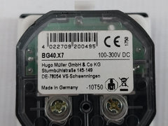 Muller 100-300V Dc Elapsed Time Counter Bg40.X7