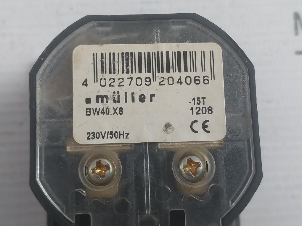 Muller Bw40.X8 230V/50Hz Hour Counter Meter