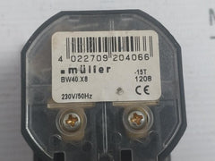 Muller Bw40.X8 230V/50Hz Hour Counter Meter