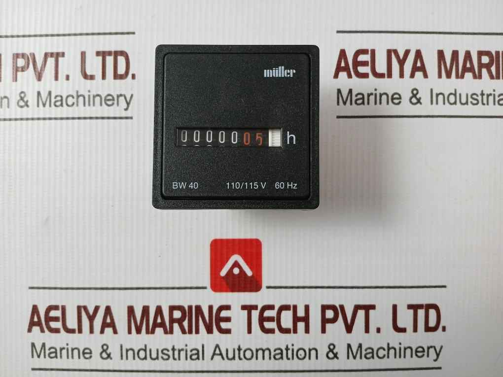 Muller Bw40.X8 Analog Hour Meter 110/115V 60Hz