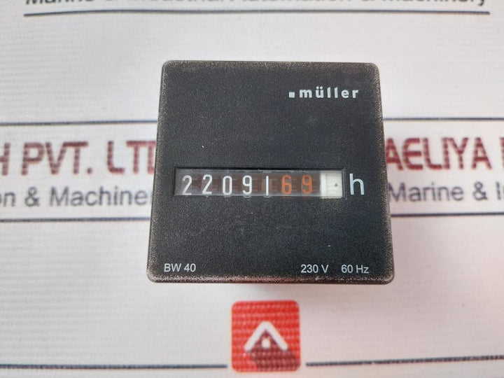 Muller Bw40.X8 Hour Meter 230V/60Hz Used