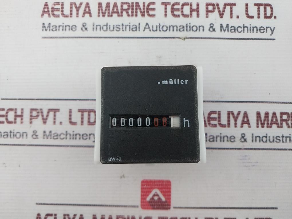 Muller Bw40.X8 Hour Meter Counter 24V/60Hz