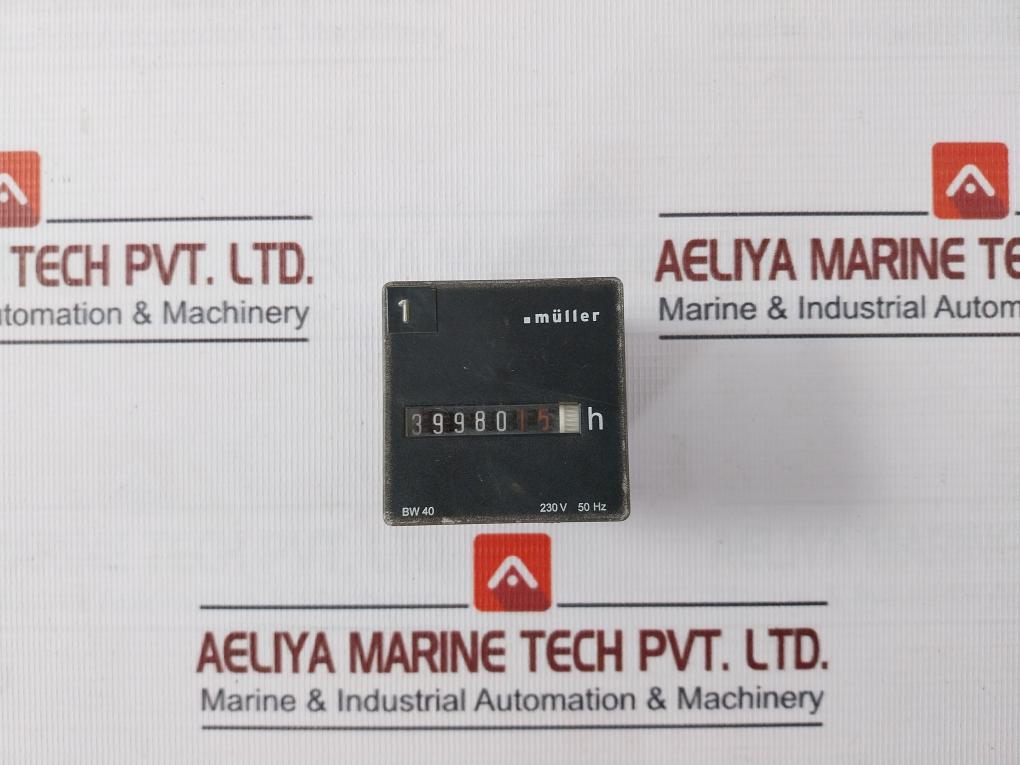 Muller Bw40 Hour Meter 230V/50Hz 15T55 3007 Bw40.X8
