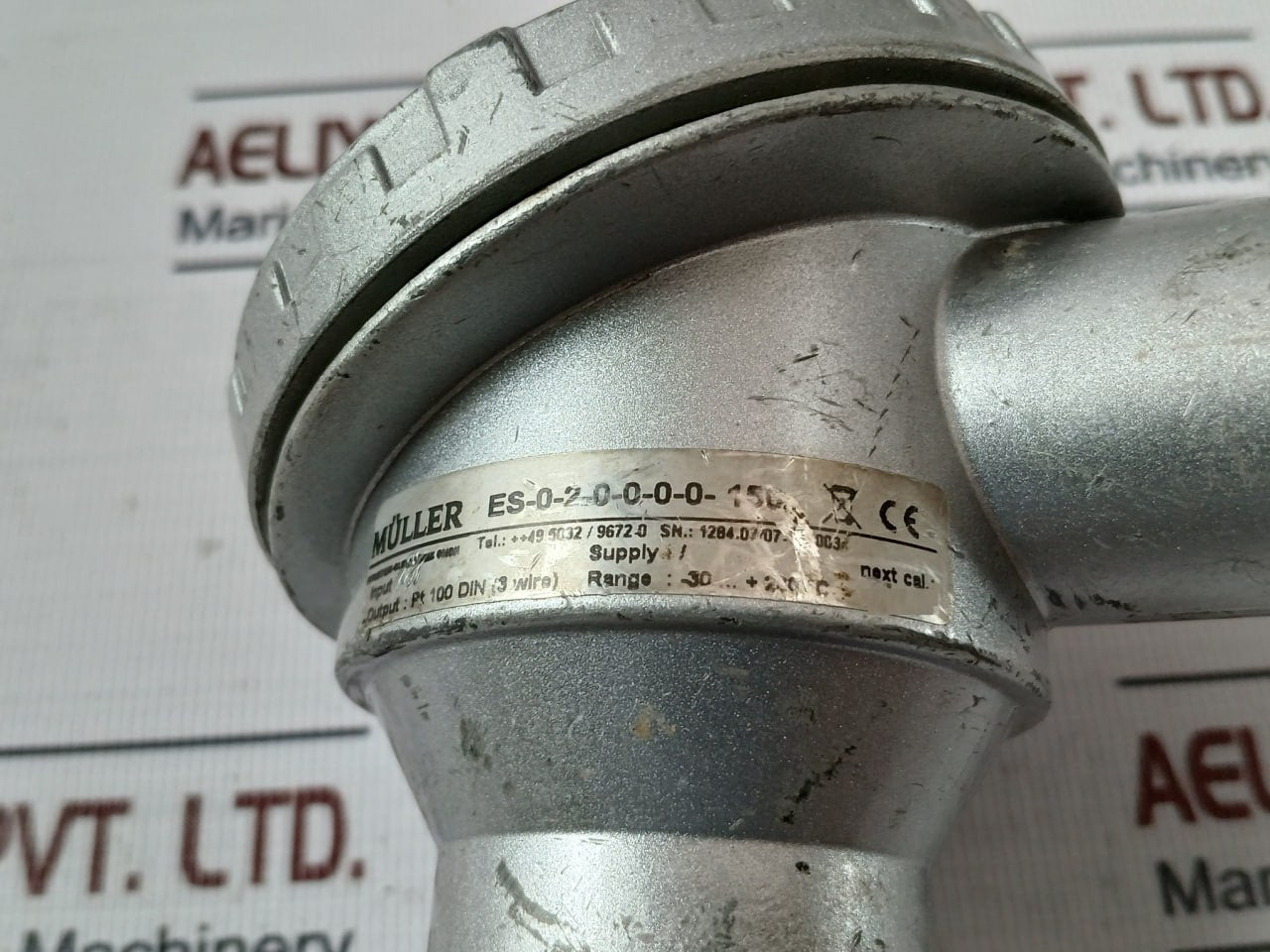 Muller Es-0-2-0-0-0-0-150 Pt100 Din (3-wire) Temperature Sensor 180-mm