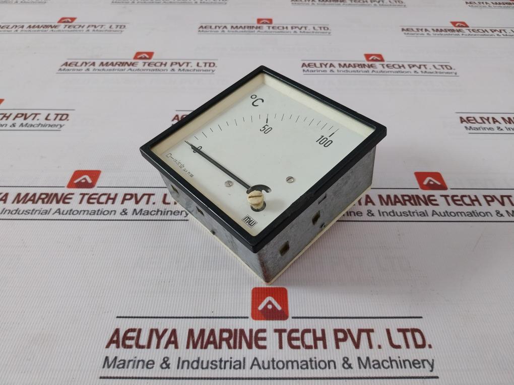 Muller & Weigert Dbq 96 Analog Meter With Celsius Scale Pt100 24V
