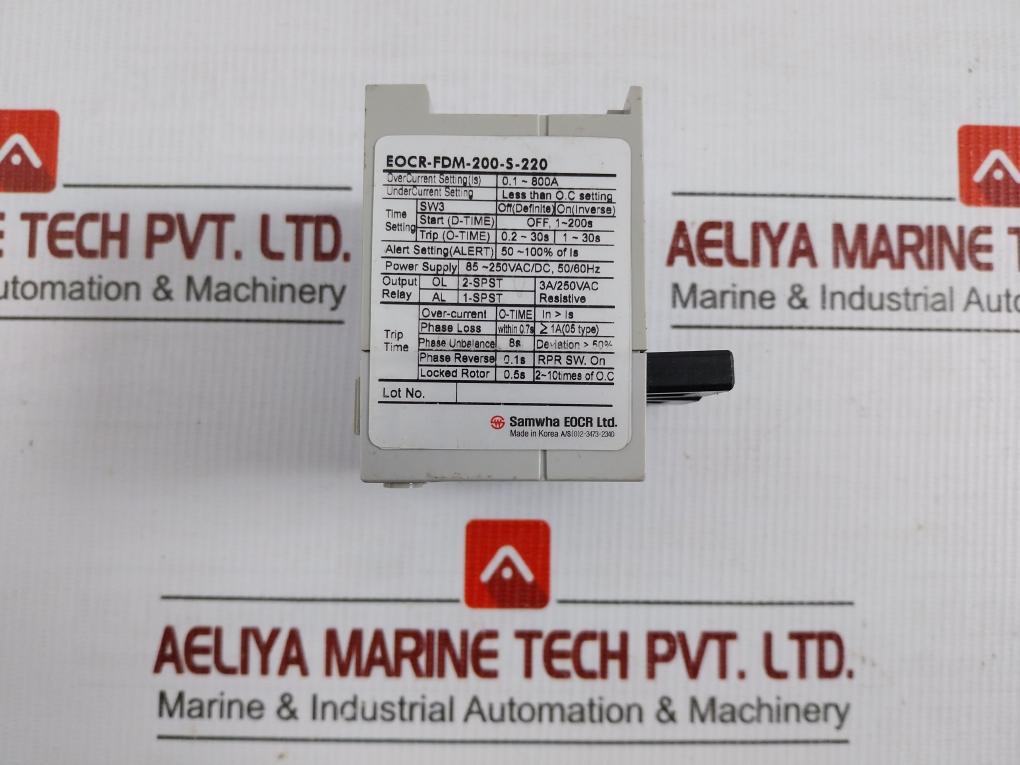 Multi-functional Protective Relay & Cable Eocr-fdm-200-s-220 Samwha