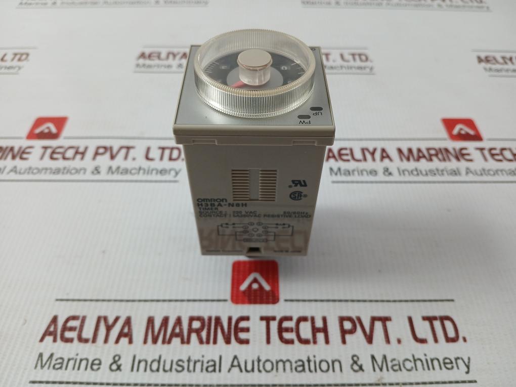 Multi-range Analogue Timer Delay Relay 220Vac 50/60Hz Omron H3Ba-n8H