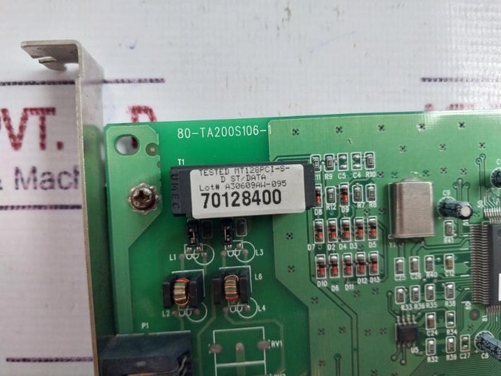 Multi-tech Systems Mt128Pci-sd Internal Isdn Card “St” Interface/Data