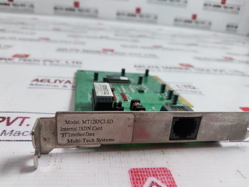 Multi-tech Systems Mt128Pci-sd Internal Isdn Card “St” Interface/Data