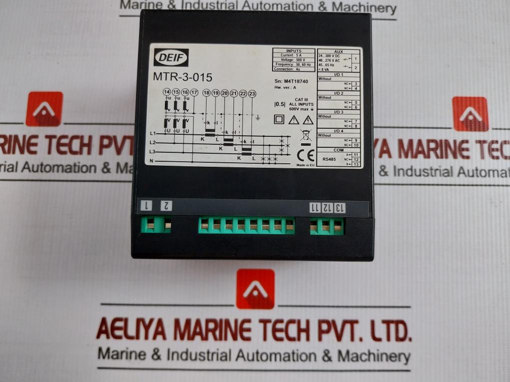 Multi-transducer Mtr-3-015 Deif 500V 50-60Hz