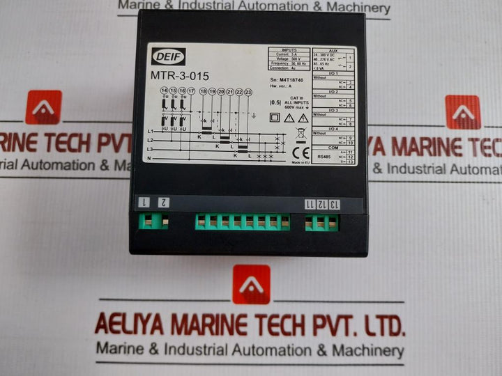 Multi-transducer Mtr-3-015 Deif 500V 50-60Hz