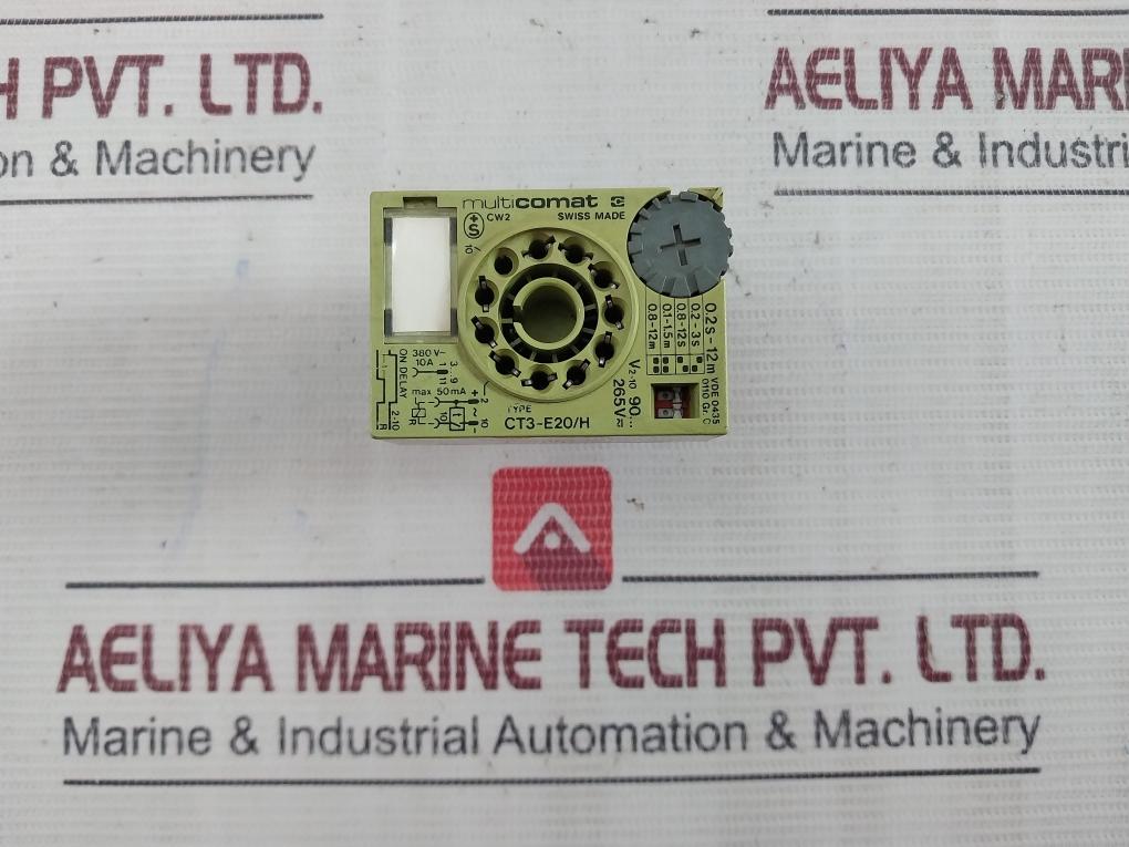 Multicomat Ct3-e20/H Time Cube Relay 380V Ac 10A