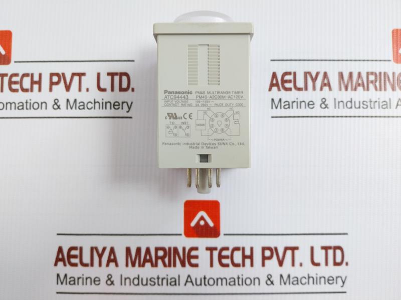 Multirange Timer -10˚C - +50˚C Panasonic Pm4S-a2C30M-ac120V