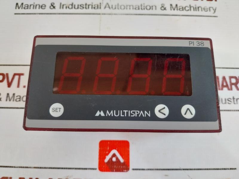 Multispan Pi 38 Process Indicator 100-270V Ac 0/4-20Ma Dc