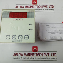Multispan Pic-1102 Process Indicator 4-20 Ma Dc 24V Dc