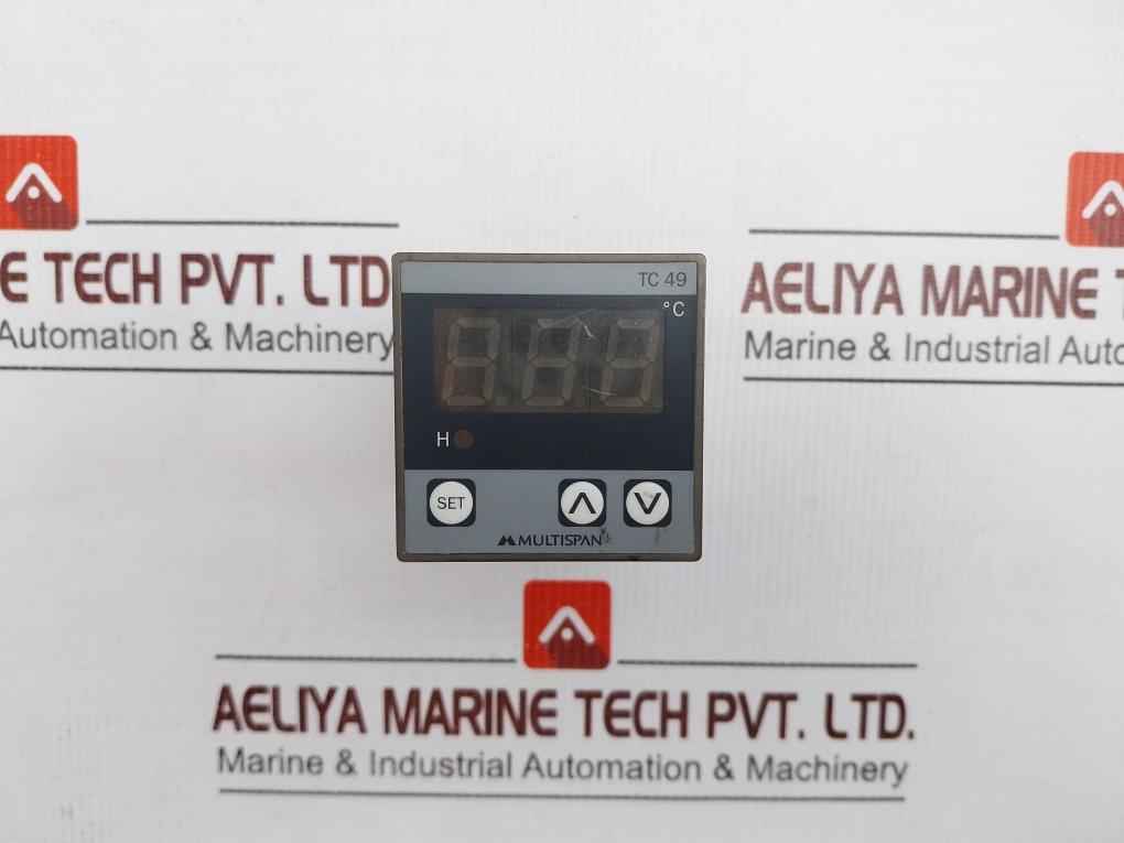 Multispan Tc 49 Display Temperature Controller 50/60hz 4va 0-600/999c