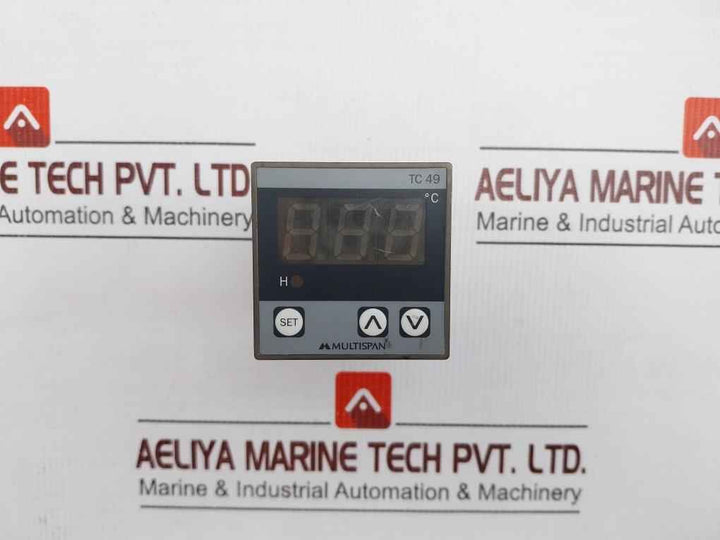 Multispan Tc 49 Display Temperature Controller 50/60hz 4va 0-600/999c
