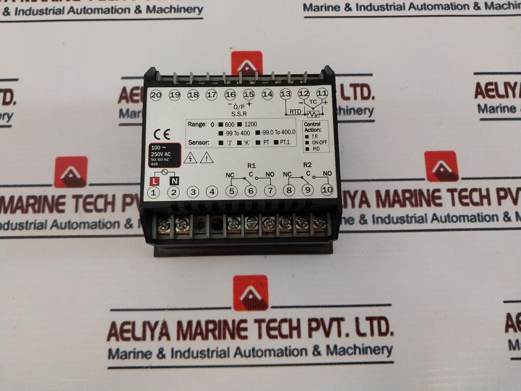 Multispan Utc 1202 Digital Temperature Controller 100~250Vac 50/60Hz