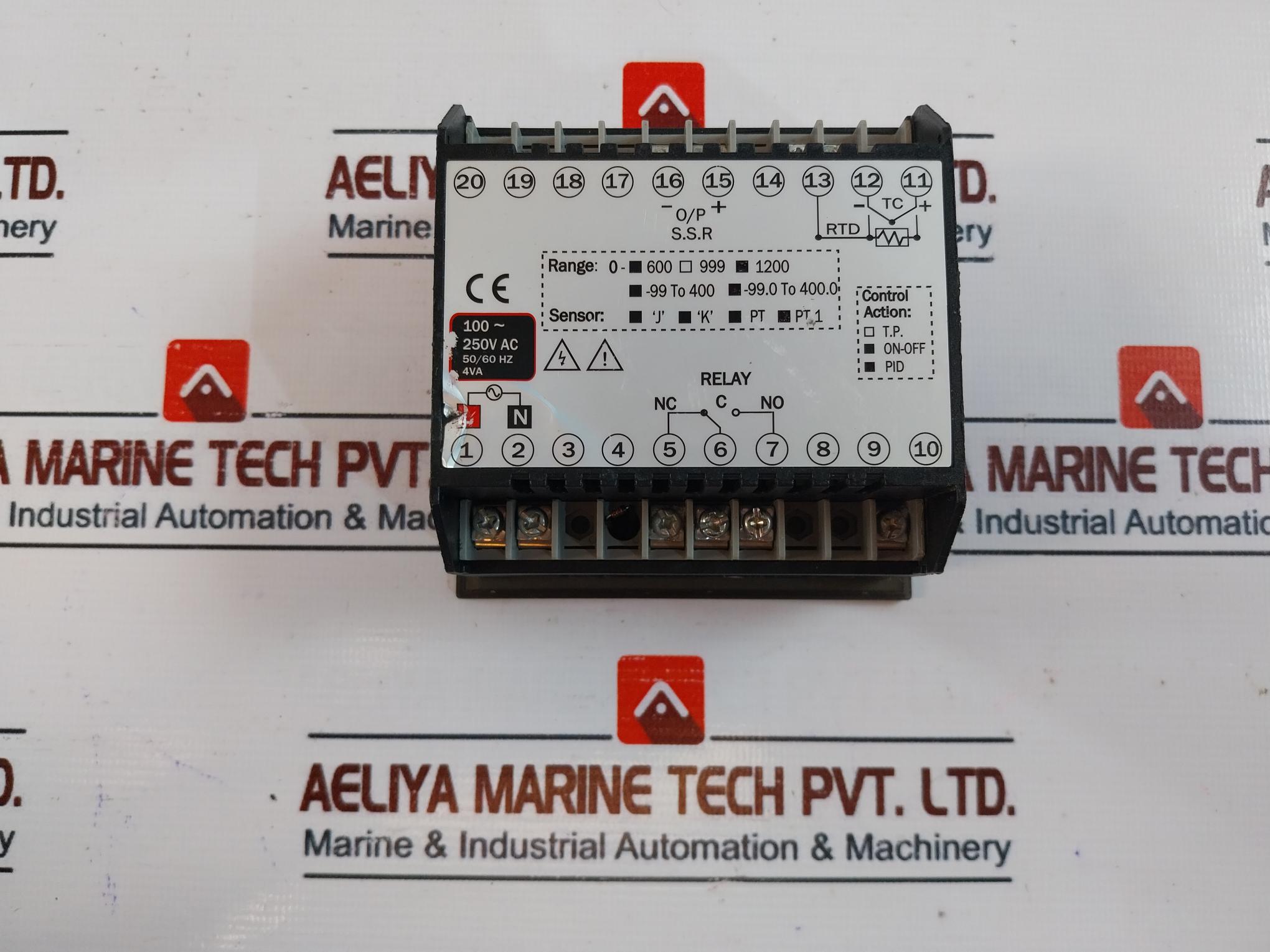 Multispan Utc 121P Temperature Controller 100~250V Ac