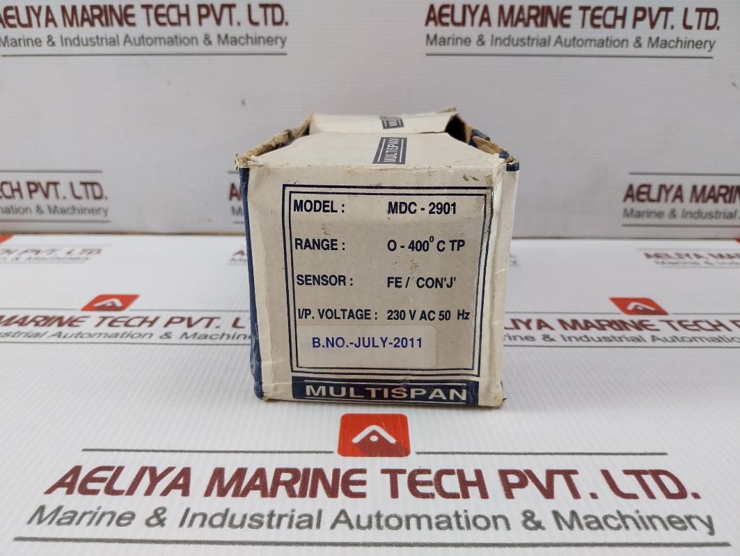Multispan Mdc-2901 Digital Temperature Controller 230 V Ac 50 Hz