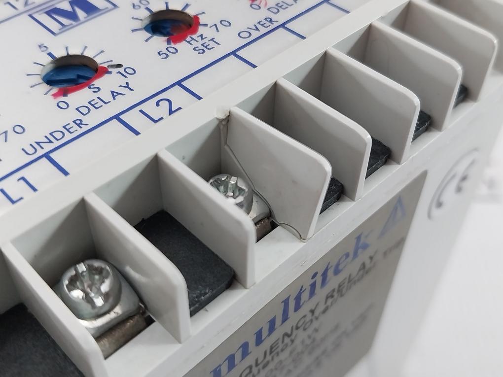 Multitek 440V Ac 60Hz Frequency Relay M200-f1W