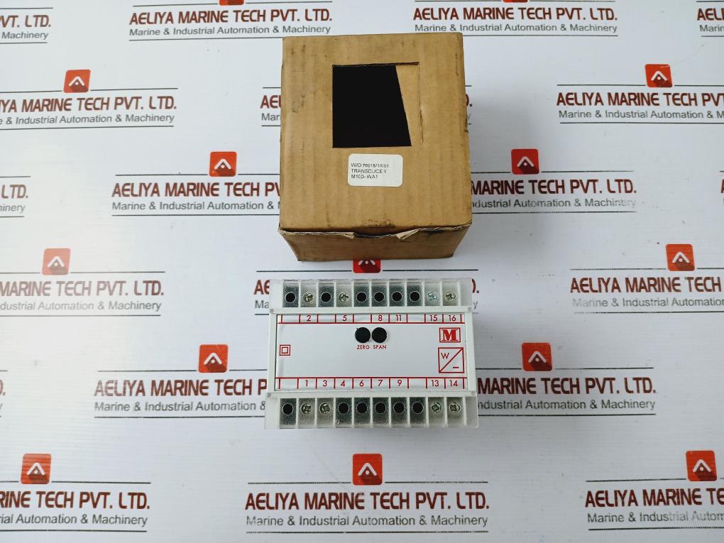 Multitek M100-wa1 Single Phase Watt Transducer 4-20ma, Less Than 750 Ohms