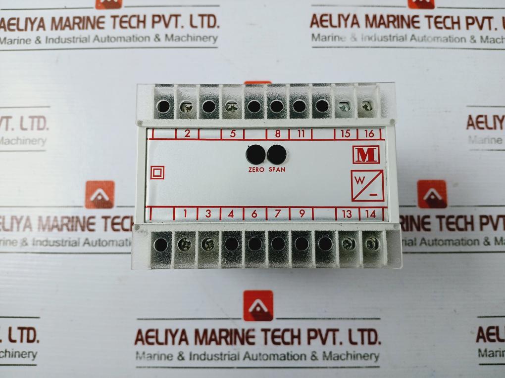 Multitek M100-wa1 Single Phase Watt Transducer 4-20ma, Less Than 750 Ohms