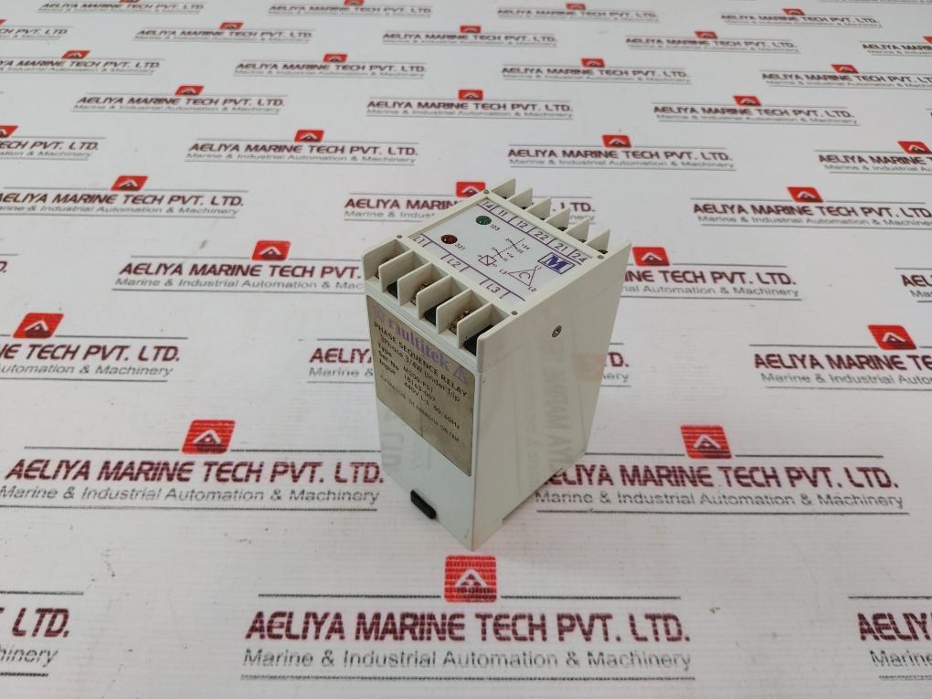 Multitek Relay Multitek M200-ps1 Phase Sequence Relay 440V 50/60Hz – Aeliya Marine Tech