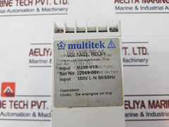Multitek M200-v1X Voltage Relay 220V 50/60Hz