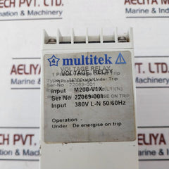 Multitek M200-v1X Voltage Relay 220V 50/60Hz