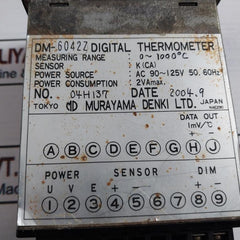 Murayama Denki Dm-6042Z Digital Thermometer