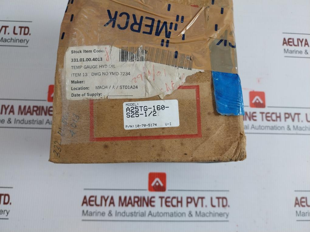 Murphy Swichgage Diaphragm-actuated Temperature Gauge A25Tg-160-s25-1/2