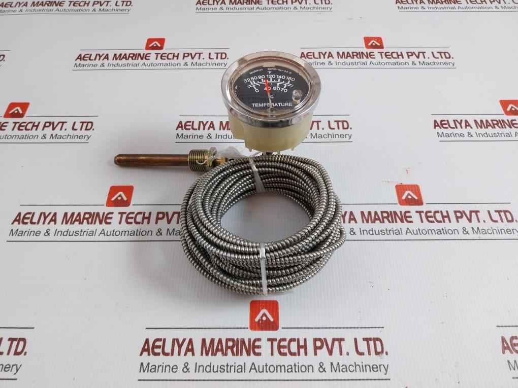 Murphy Swichgage Diaphragm-actuated Temperature Gauge A25Tg-160-s25-1/2