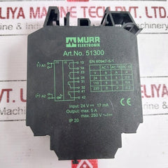 Murr Elektronik 51300 Output Relay Module 250v Ac/dc 5a