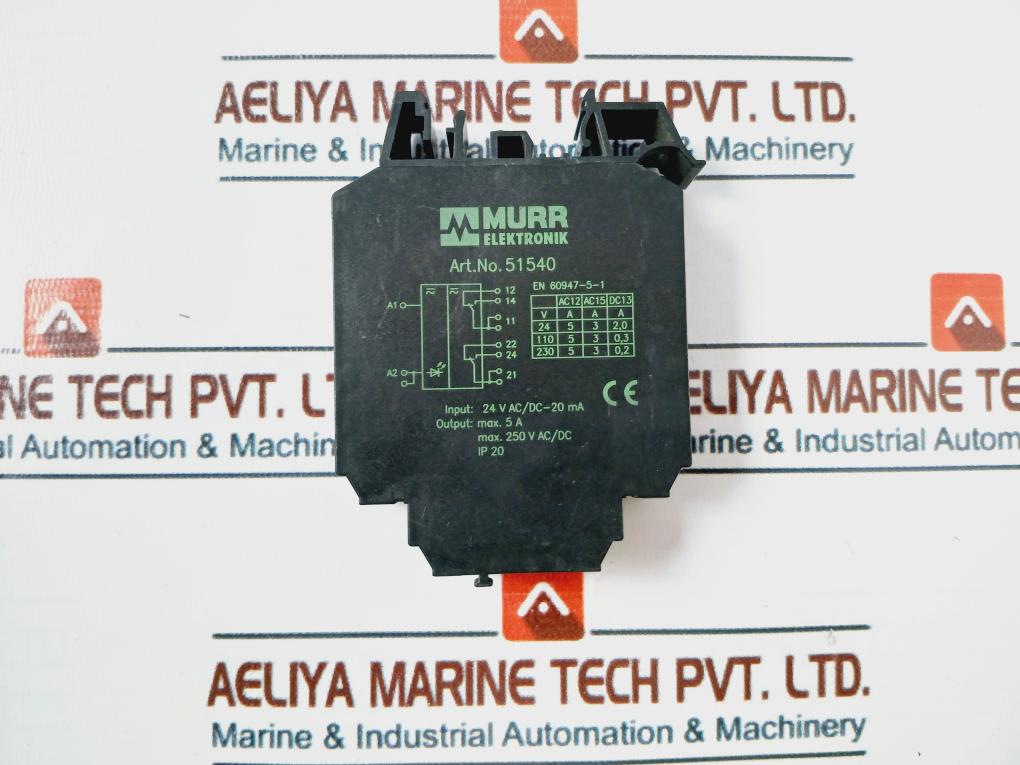 Murr Elektronik 51540 Output Relay 24V Ac