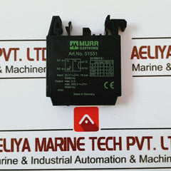 Murr Elektronik 51551 Output Relay, 24V Ac/15Ma, 5A, Ip20