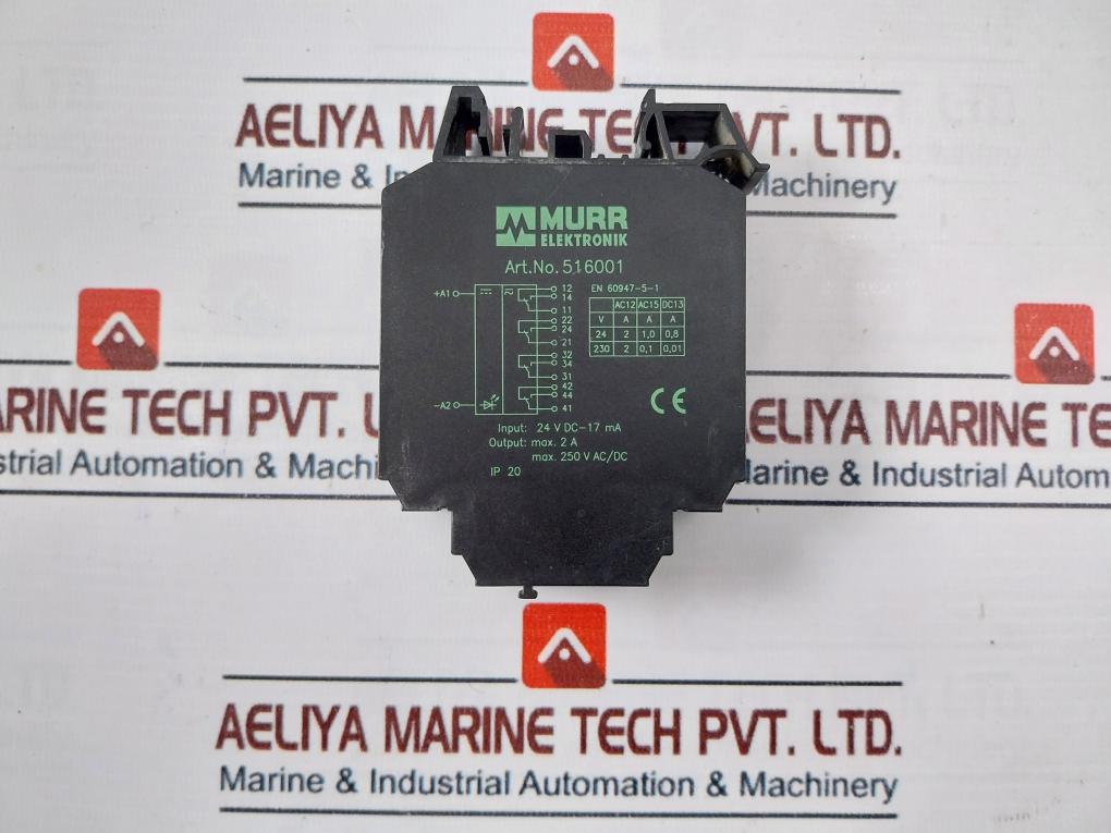 Murr Elektronik 516001 Input Relay 250V Ac/Dc