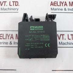 Murr Elektronik 51610 Output Relay 24Vac/Dc - 6Ma