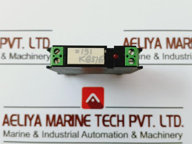 Murr Elektronik 51851 Ground Bridge Output Relay 24Vac 14Ma Max.250V 50/60Hz