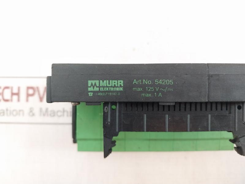 Murr Elektronik 54205 Plug For Signal Transfer 125V 1A 56310