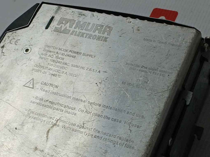 Murr Elektronik 85438 Emparro Power Supply Ip20 50/60Hz-100-240Vac