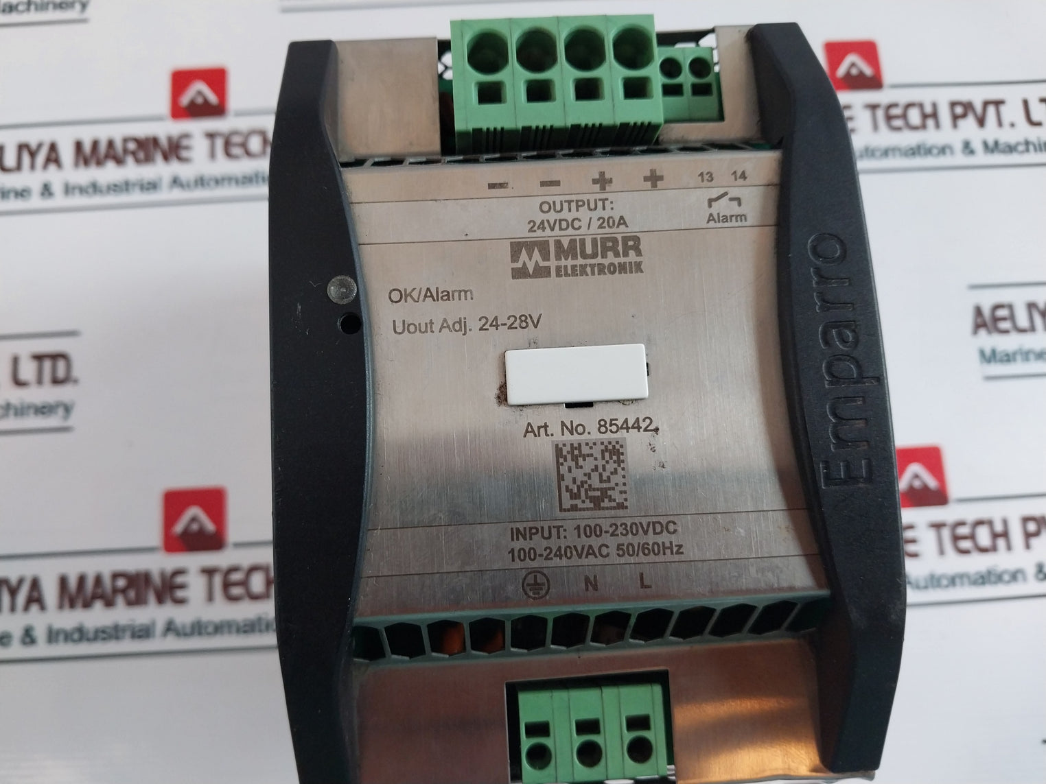 Murr Elektronik 85442 Switch Mode Power Supply Ip20 100-240Vac 50/60Hz 5.3-2.3A