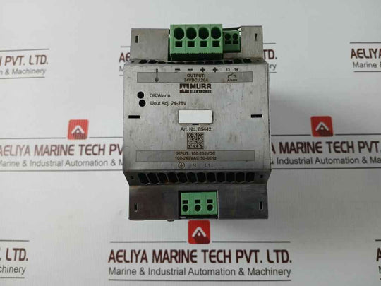 Murr Elektronik 85442 Switched Mode Power Supply Input 100-240Vac Output 24Vdcmurr Elektronik