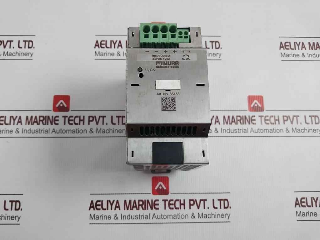 Murr Elektronik 85458 Power Supply Buffer Unit Ip20 -40 To 60C 30Vdc