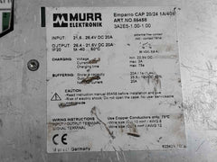 Murr Elektronik 85458 Power Supply Buffer Unit Ip20 -40 To 60C 30Vdc