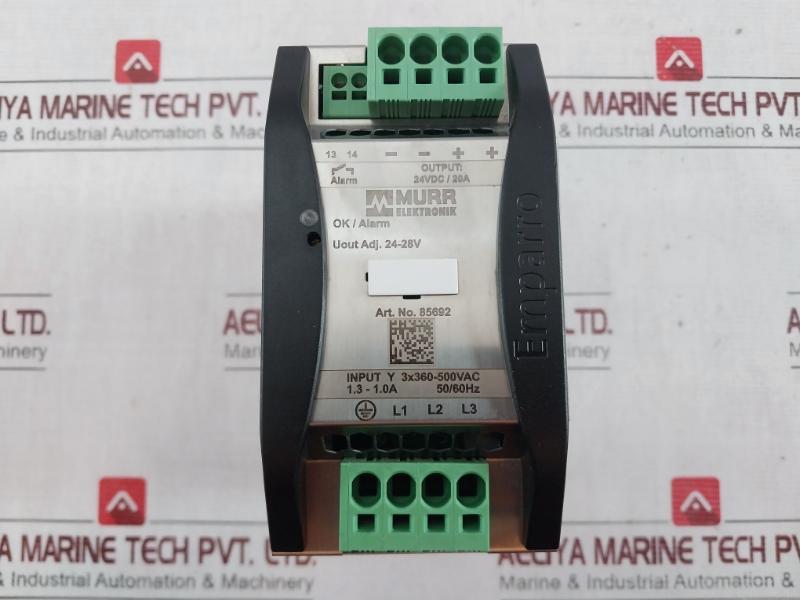 Murr Elektronik 85692 Switch Mode Power Supply 20-3X360-500/24 24-28Vdc 20-17.2A