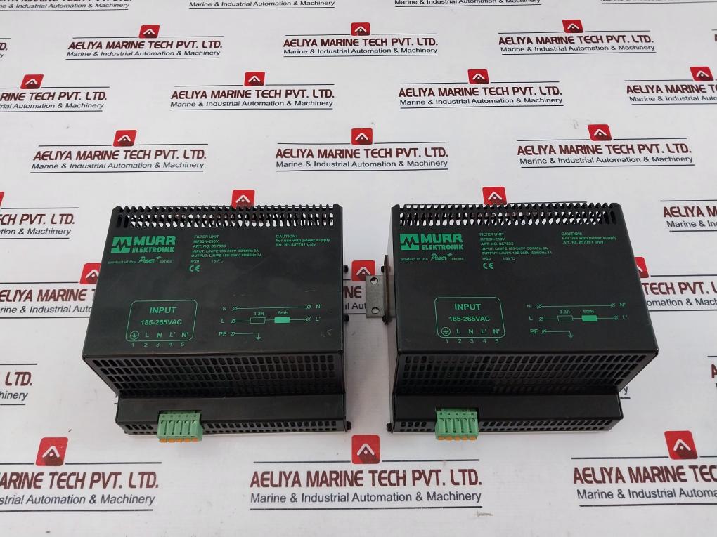 Murr Elektronik 857833 MPS Input Filter L/N/PE 185-265V 50/60HZ 3A IP20